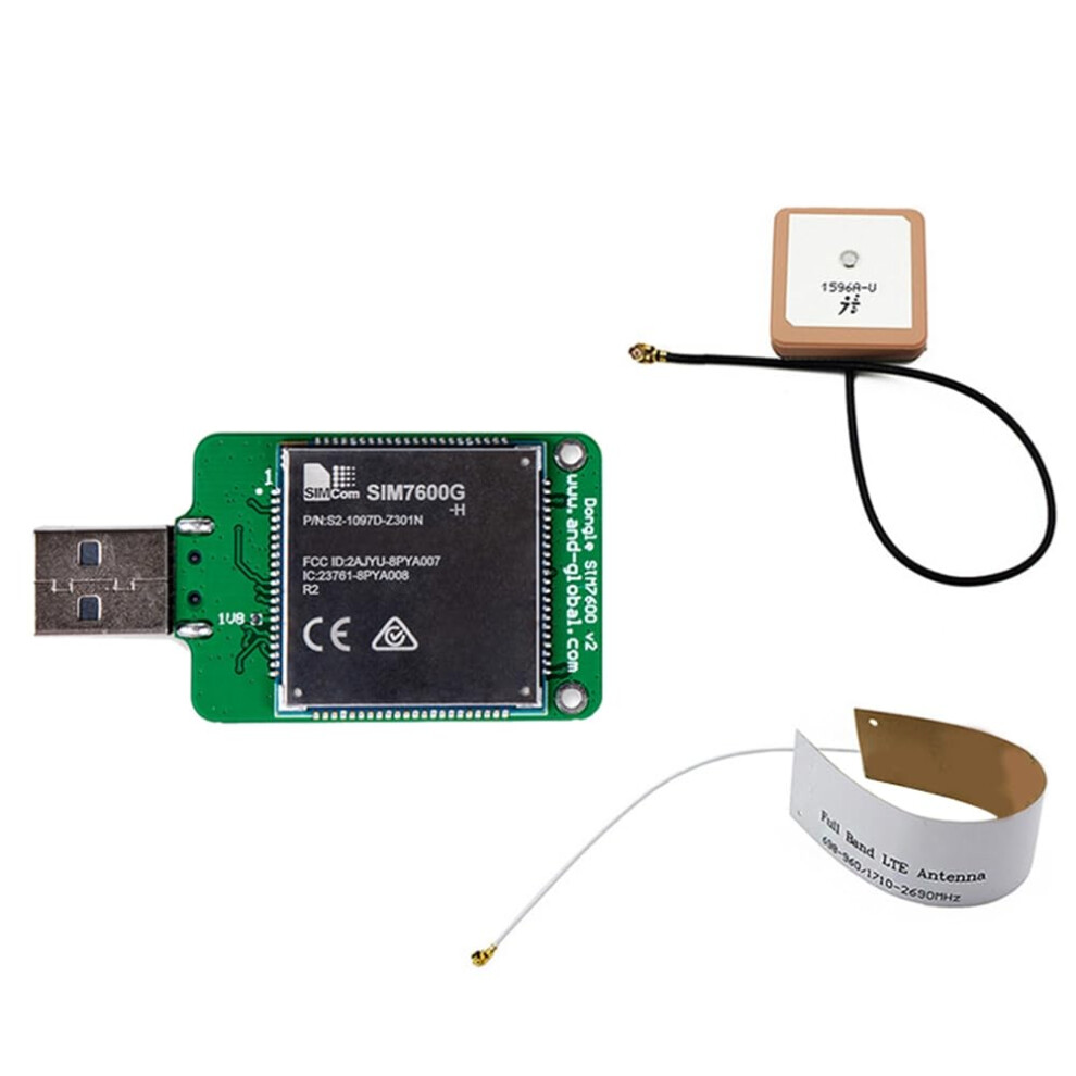 Sim7600g H Usb Dongle With Antenna Hspa Gsm Gprs Edge Umts Lte 4G Cat4 Module For Sim7600 Sim7500 Sim7600xh 9187378711835
