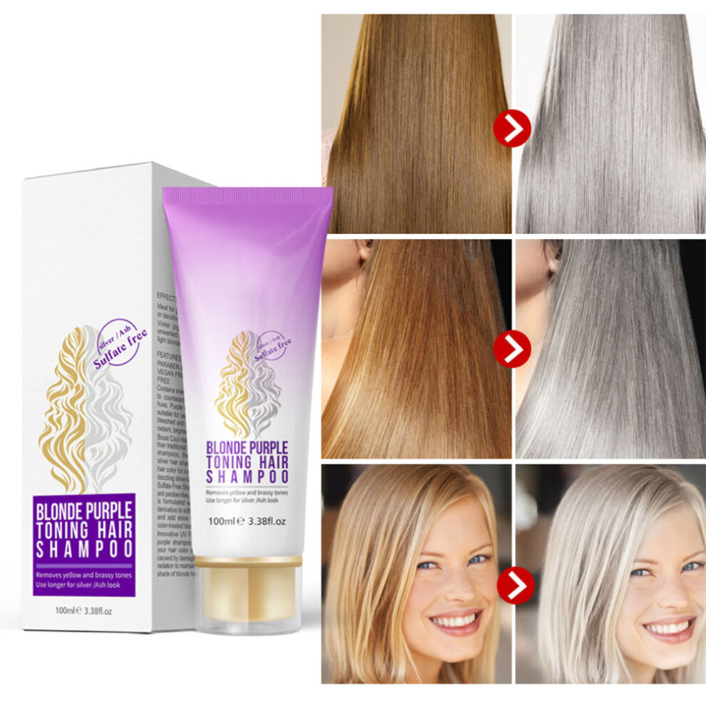 Luminous Violet Hair Treatment, Deep Conditioning & Hydrating Repair for Bleached & Damaged Hair, Brassiness Neutralizer & UV Protection, Paraben Fre
