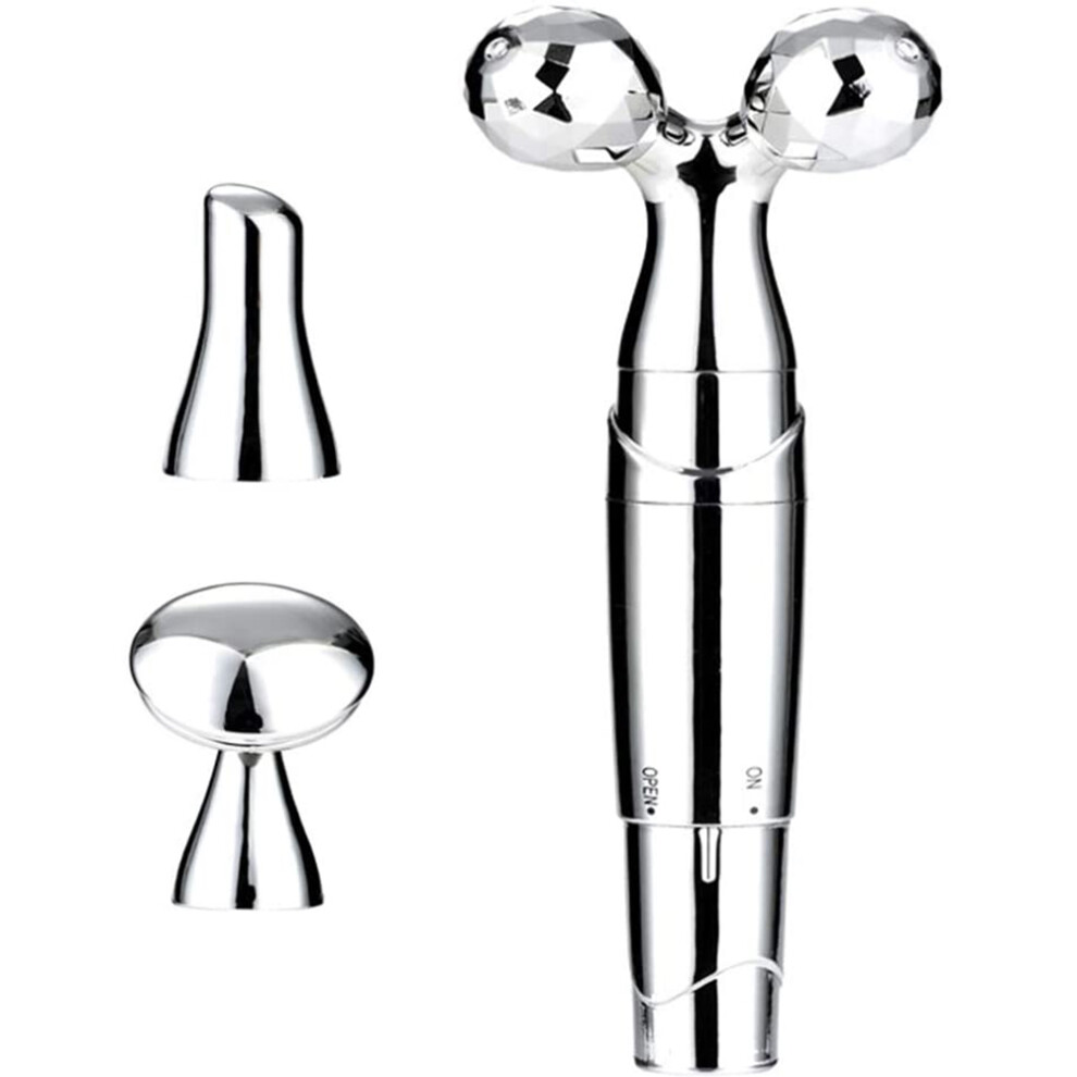 Collagen Production Roller, Promotes Blood Circulation, Ergonomic Handle For Controlled Face Massage Sessions For Halloween Parties For Nightclubs