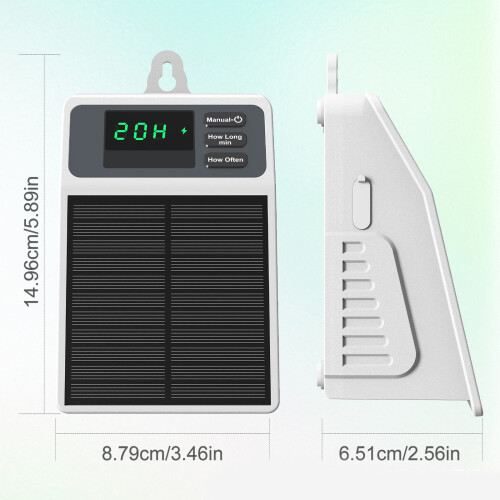 Wassersparendes automatisches Solar-Bewässerungsset mit 2