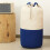 50 Pound Capacity Strong Canvas Laundry Bag Reinforced-Black 6