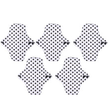 Serviettes menstruelles réutilisables imprégnées de charbon, en fibre de charbon de bambou lavable pour un confort optimal pendant les règles,