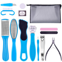 Voetvijl en voetrasp in premium pedicurekits, dode huidverwijderaar met ergonomisch ontwerp, roestvrijstalen pedicuretools, eeltverwijderaar voor