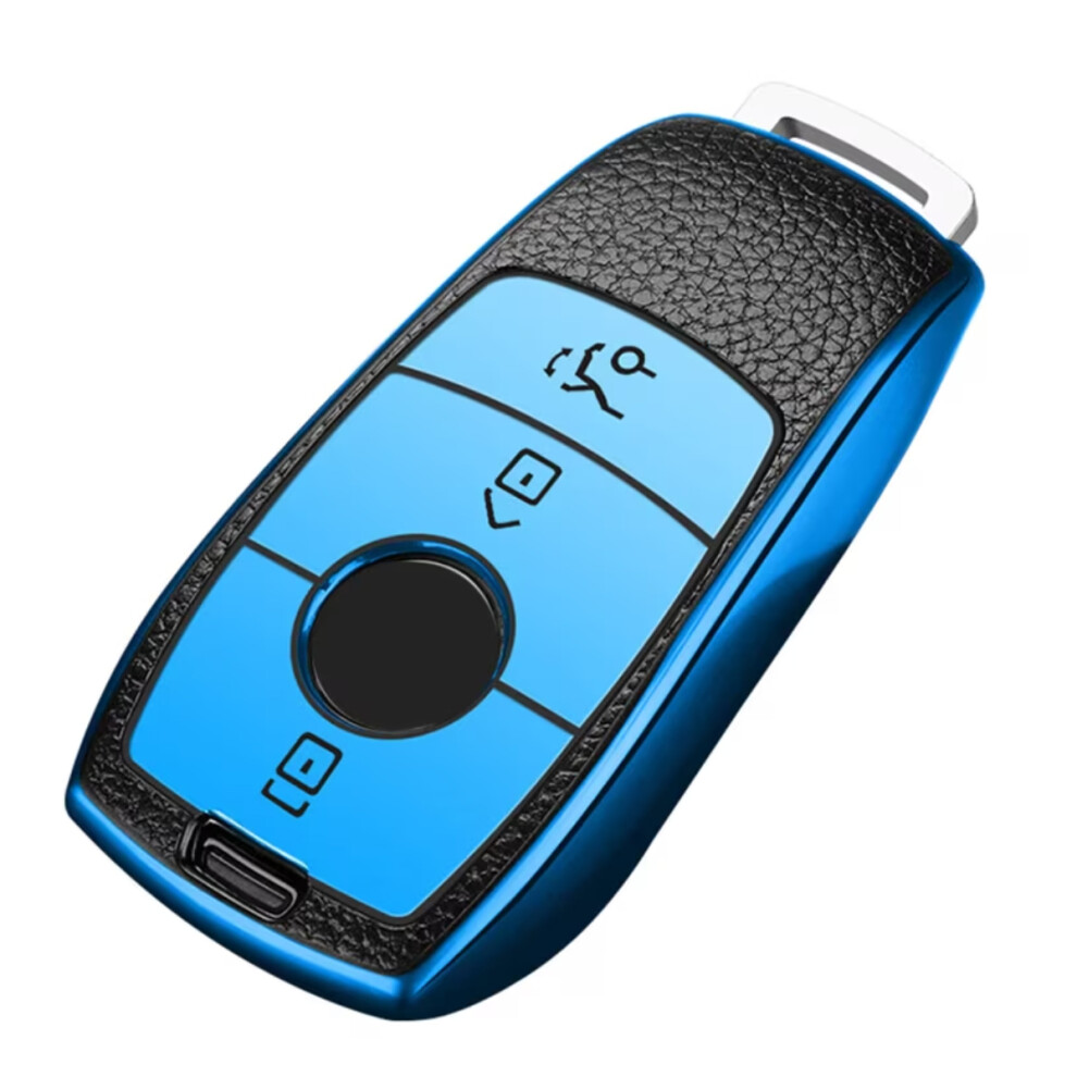 Key Fob Cover For Mercedes Benz, Compatible With Mercedes Benz 360 Degree Protection Premium Soft Tpu Key Case Protector With Non-Slip Grip And 9448196816264