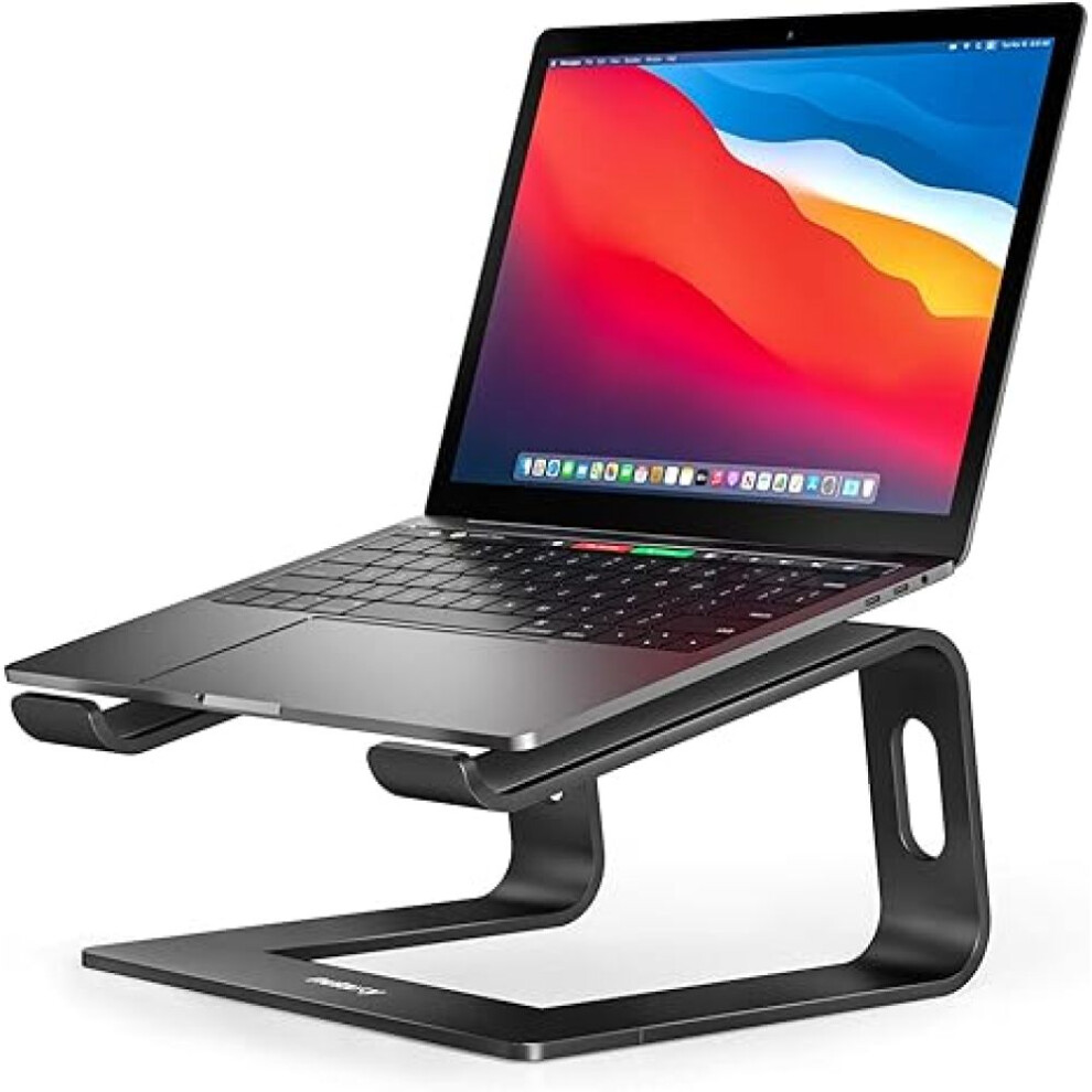Laptop Stand For Desk Use, Ergonomic Laptop Elevator With Aluminum Computer Riser Design, Detachable And Simple Installation For Improved Posture, 9448196816301