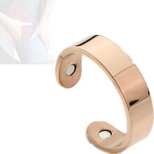 Magnetic Therapy Ring for Prostate Health Relief Adjustable Copper and Titanium Blood Circulation