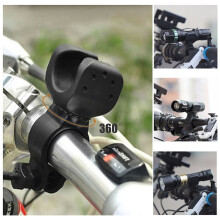 2 pezzi supporto luci per bicicletta a 360 gradi 3,5 x 3 x 6,5 cm