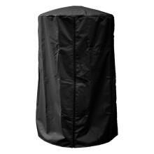 Outdoor Heater Cover Waterproof UV Resistant Dustproof 210D Oxford Fabric for Patio Heater Black