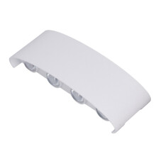 Indoor White LED Wall Lamp IP67 8W Aluminum Alloy 445g