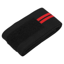 Sport-Kniebandagen Kompressionsgurte 180x8cm Elastischer Stützschutz Schwarz Rot