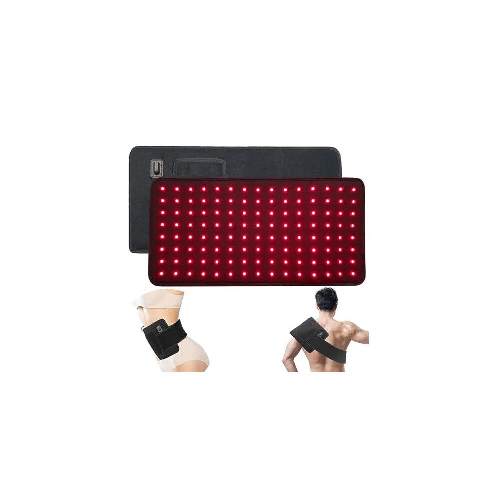 Red/Light Therapy Pad 660Nm 850Nm Infra Abdominal Wrap With Timers For Joint And Muscle Pain Relief