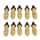 Durable 100PCS Copper Nozzles for 4/7 Hose Drip Irrigation Sprayers 8