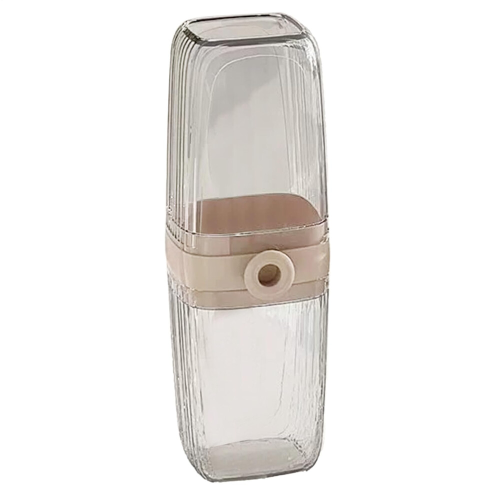 Travel Toothbrush Case with Ventilation, Secure Snap Closure, Slim Storage for Camping and Gym