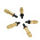 Durable 100PCS Copper Nozzles for 4/7 Hose Drip Irrigation Sprayers 2