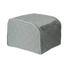 Dustproof Toaster Cover for 4 Slice Toasters, Universal Fit Durable Polyester Cotton Kitchen Appliance Cover
