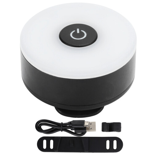 Linterna recargable USB, luz trasera recargable para bicicleta con potentes funciones.