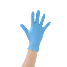 Lateksfrie nitrilhansker for sensitiv hud, hypoallergeniske engangshansker av næringsmiddelkvalitet med pudderfri, ambidextrøs design,