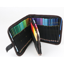 Art Pencils for Professional Use, Featuring Oil-Based Soft Core and Vivid Colors, Complete with a Durable Travel Zipper Bag for On-The-Go Creativity