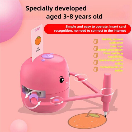 Innovative Automatic Drawing Robot, Painting Toy with  Technology, Child Development Companion B 1