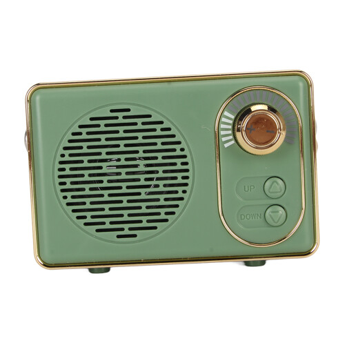 Vintage μίνι ηχείο Bluetooth 5.0 Τεχνολογία Φορητό ηχείο ρετρό σχεδιασμού με κρυστάλλινο 2