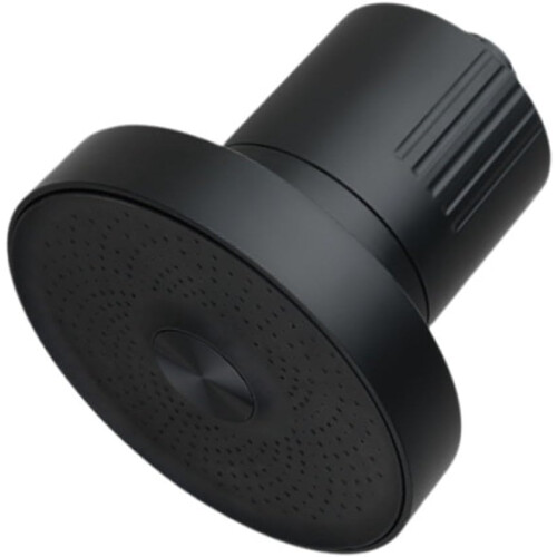 Pressure Concealed Shower Head With Replaceable Mineral Filter Metal Construction Arm Compatible Black Finish 2