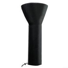 Patio Heater Cover Waterproof Oxford with Zipper and Drawstring, Black 226x85x48cm