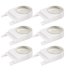 6 Pack Bee Hive Entrance Feeder with Jar for Beekeeping, Easy Observation and Quick Refill