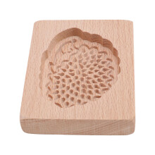 Wooden Cookie Mold and Press with FoodSafe Coating for Easy Demolding and MultiPurpose Baking