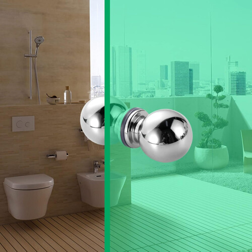 Shower Door Knobs Round Door Handles For Bathroom Sliding Shower Screen Doors Replacement 1