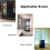 Shower Door Knobs Round Door Handles For Bathroom Sliding Shower Screen Doors Replacement 4