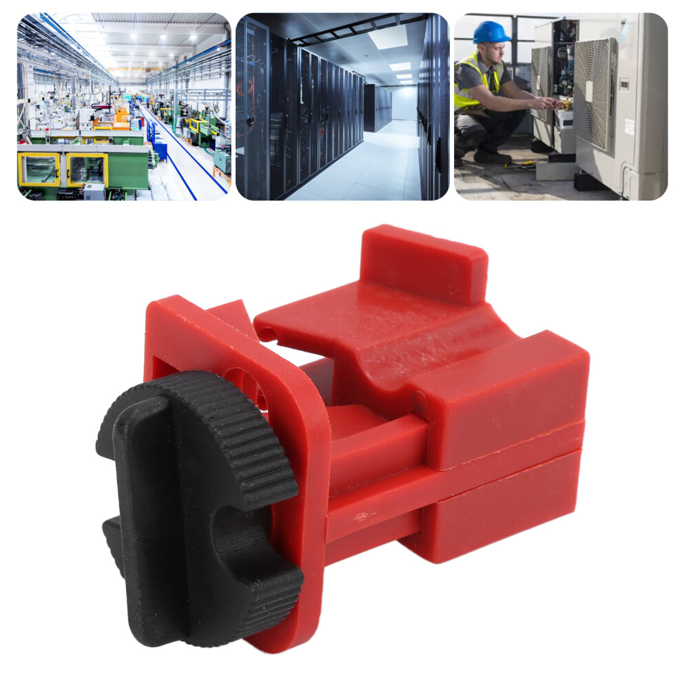 Miniature Power Isolation Lockout Lock For Circuit Breakers Universal Fit Safe 4121378093817