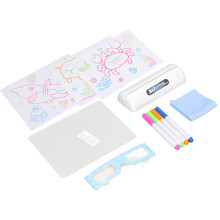 Table lumineuse 3D sur le thème de l'océan - Cadeau parfait pour les enfants créatifs