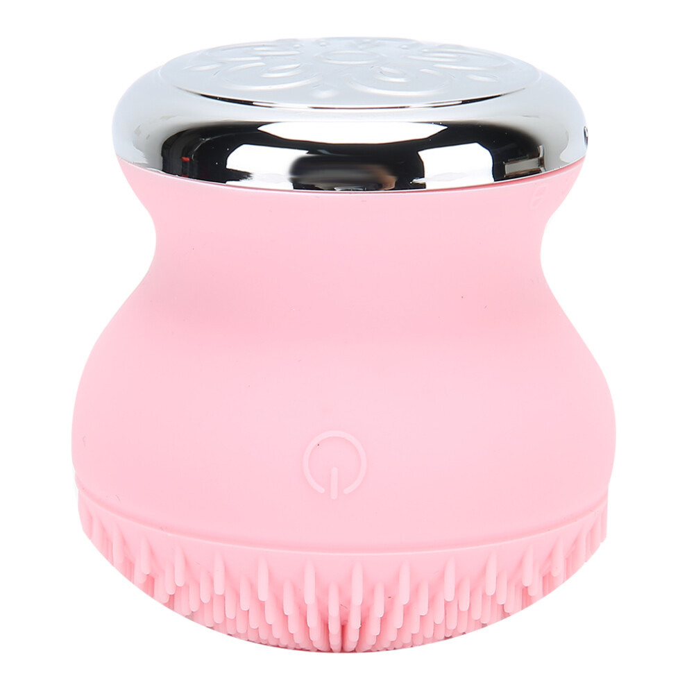 Pink Hygienic Design Scrubber, Ergonomic Grip & Radiant Complexion For Deep Cleansing & Gentle Exfoliation, 1Pc Active Silicone, Electric Pore Clean