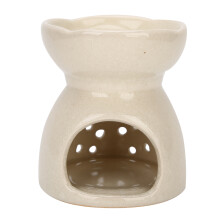 Bruciatori di aromi artigianali di alta qualità, portacandele in ceramica con atmosfera rilassante, elegante scaldacera smaltato verde per yoga e