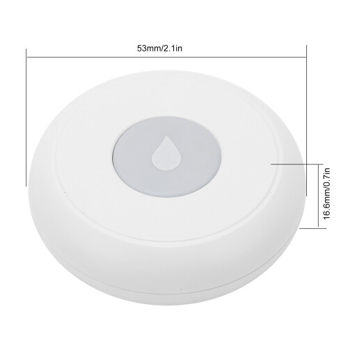Water Leak Detector Zigbee Wireless Alarm, ABS, 53x16.6mm 2