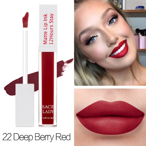 Ενυδατικό lip gloss που δεν μεταφέρεται, vegan σύνθεση, ματ φινίρισμα, δεν ξηραίνει, 1
