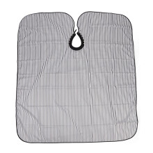 Capa de cabeleireiro impermeável com fecho ajustável de pressão para uso em salão e em casa. Capa multifuncional para barbeiro, com tecido