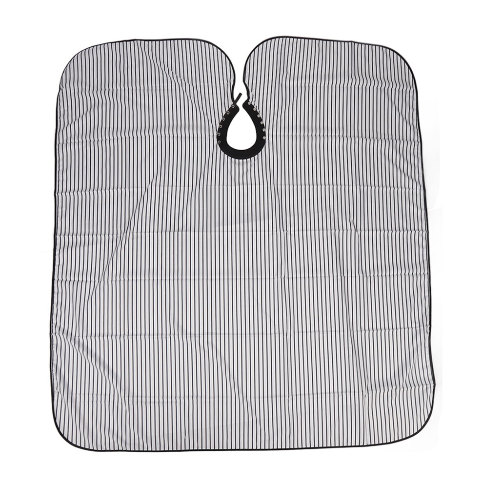 Salon Barber Cape with Neck Duster Brush Waterproof Hairdressing Cape for Men Women Kids Multi Function Hair Care Accessories Adjustable Snap Closure