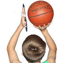 Black Right Handed Basketball Shot Training Aid For One Handed Release Muscle Memory Easy On And Off