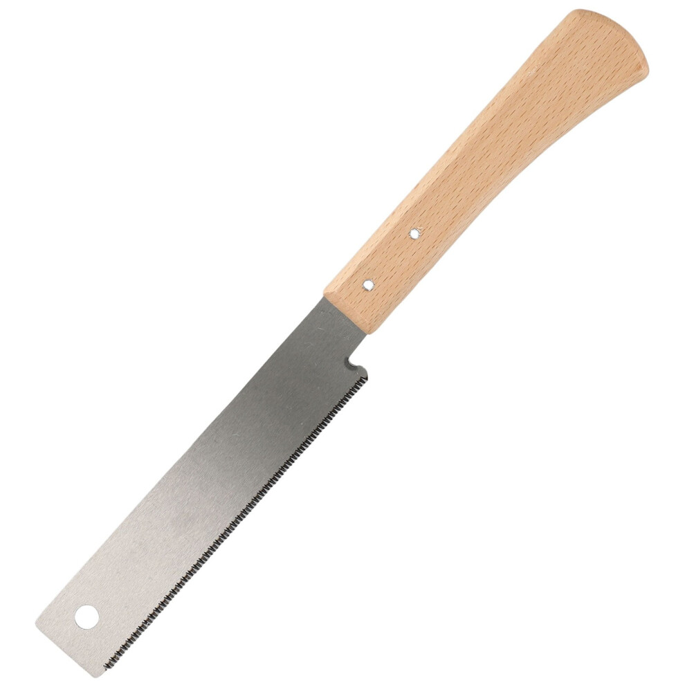 Double Edged Hand Saw With Wooden Handle, Japanese Style Hand Saw For Fine And Coarse Cutting, Flush Cut Saw With Sk5 Blade For Woodworking Carpentry 9009791836196
