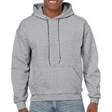 Casual Hoodie Sweatshirt, Unisex Style Adjustable Hood Relaxed Fit Pullover with Front Pouch Pocket and Double-Layered Hood, Rib Knit Cuffs for