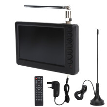 5 Inch Portable Digital TV, Atsc Digital Tv Player, Multifunctional Pocket Television For Outdoor Activities, Equipped With Usb Playback And High Sens