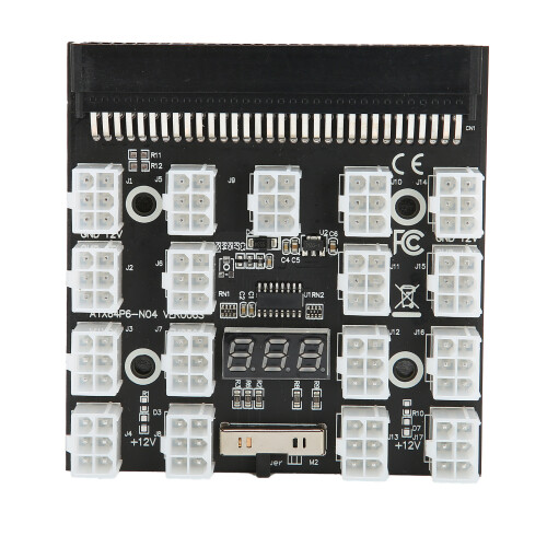 Noir 12V 92x95mm 17-Position DPS-800GB A PCB 1
