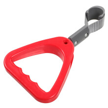 Car Handle Grip for Elderly with Durable Triangle Ring Easy Install Vehicle Support Handle Red