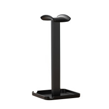 Aluminum Headphone Stand for Desk with Hook and Cable Organizer, Scratch Headset Holder