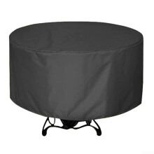 Outdoor Equipment Round Cover 420D Silver Oxford Fabric, Sun and Dust Protection (142 x 68cm)