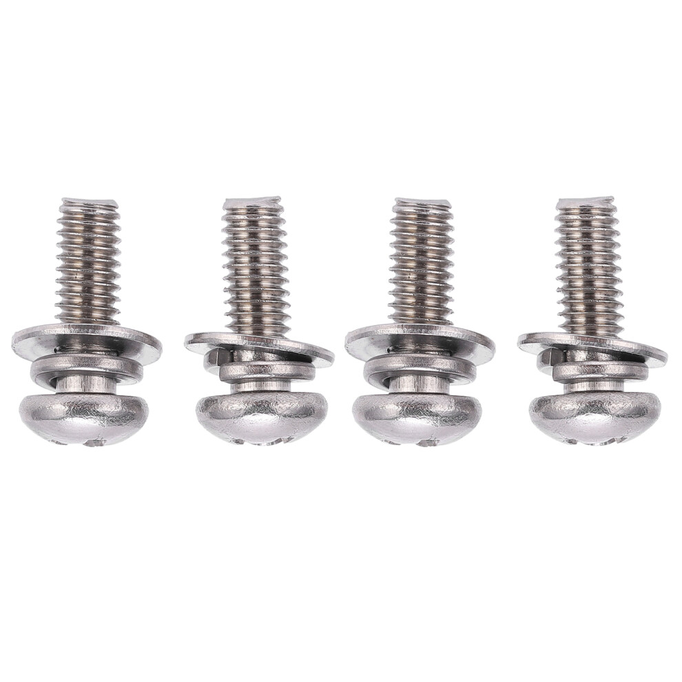 100Pcs M4 Cross Pan Head Screws 12Mm 304 Stainless Steel Bolts 8791378101780