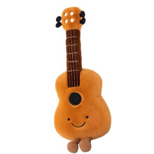 Guitar Doll, Plush Musical Toys, Stuffed Instrument, Soft Huggable Pillow