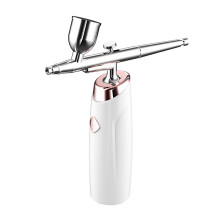 Set aerografo professionale a doppia azione con ugello autocentrante, facile da pulire e sostituire, ad alta pressione, con ago sottile, ideale per