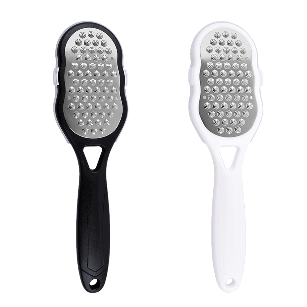 Professional Foot Care, Stainless Steel Exfoliator for Feet - Dead Skin Remover with Safe Cutters, Foot Care Tool for Smooth Feet For Nightclubs